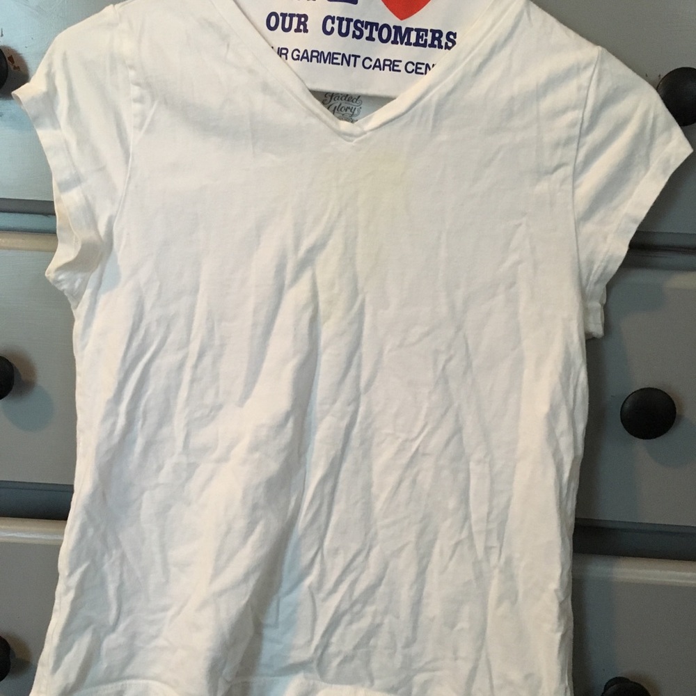 Plain white T-shirt
